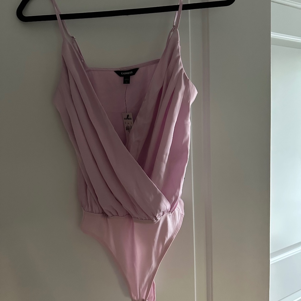 Pink express bodysuit